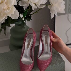 Casadei Pink Glitter Women's Shoes